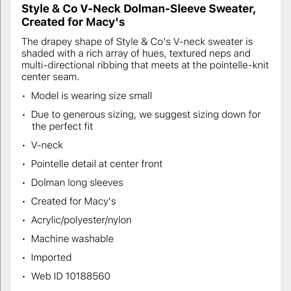 Style&co Sweater - Picture 4 of 4